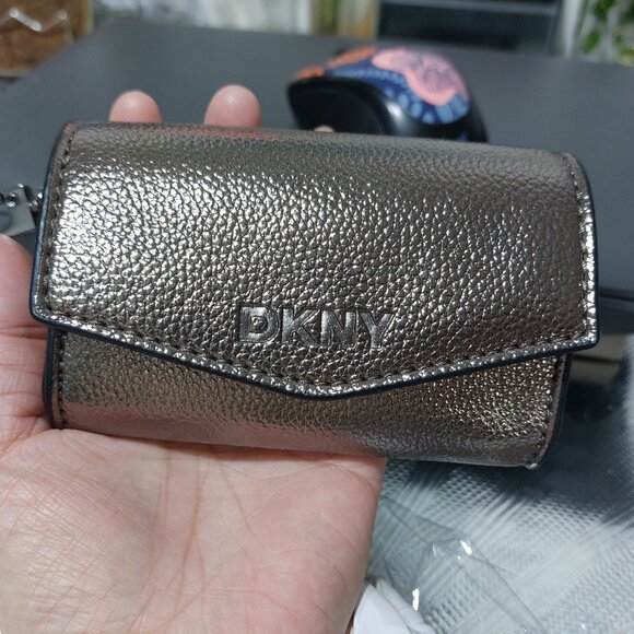 DKNY Mini Coin Purse Mini Clip On Bag Cute Practical 1 PIECE ONLY - Picture 1 of 9